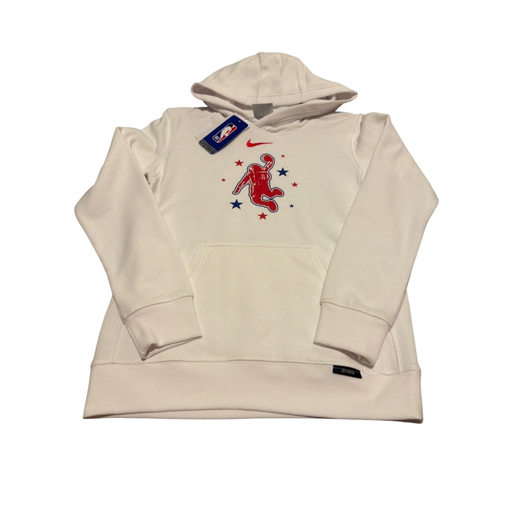 Nike NBA Houston Rockets City Edition Astronaut Hoodie Kids M 10/12 9Z2B7NBJJ